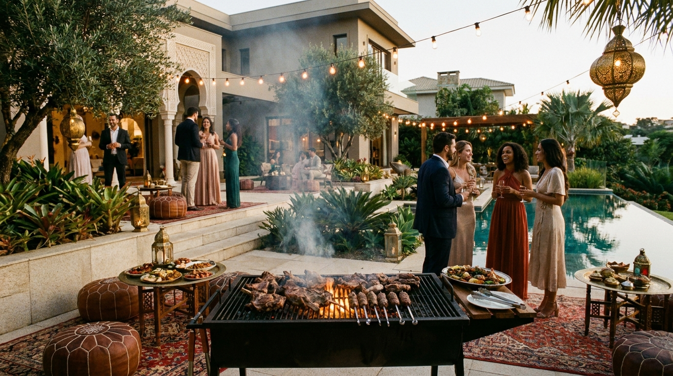 Churrasco a domicílio em Porto Alegre — experiência marroquina de luxo