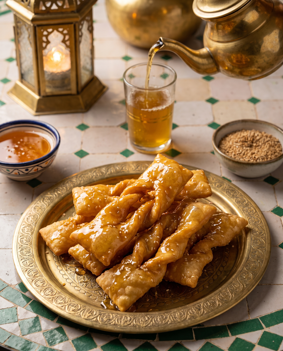 Mkharqa (Tranças Fritas)